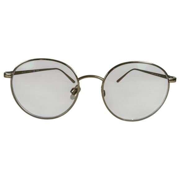 Ralph Lauren 5116T Gold Frame Round Lens Glasses Eyeglasses Frames -Needs lenses - Picture 1 of 6